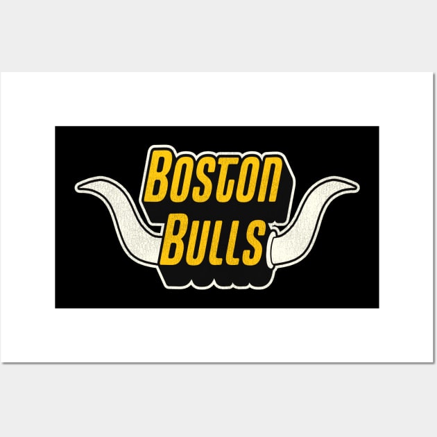 Defunct Boston Bulls Football Team Wall Art by Defunctland